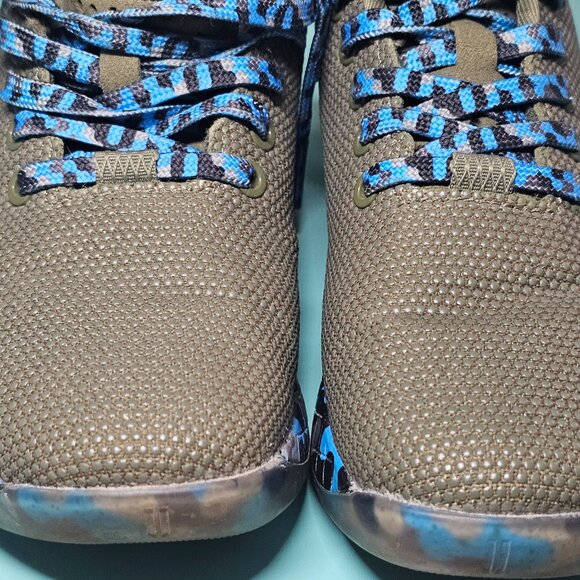 Nobull Olive and Blue Camo Radial Trainers W 6.5 - Picture 5 of 6